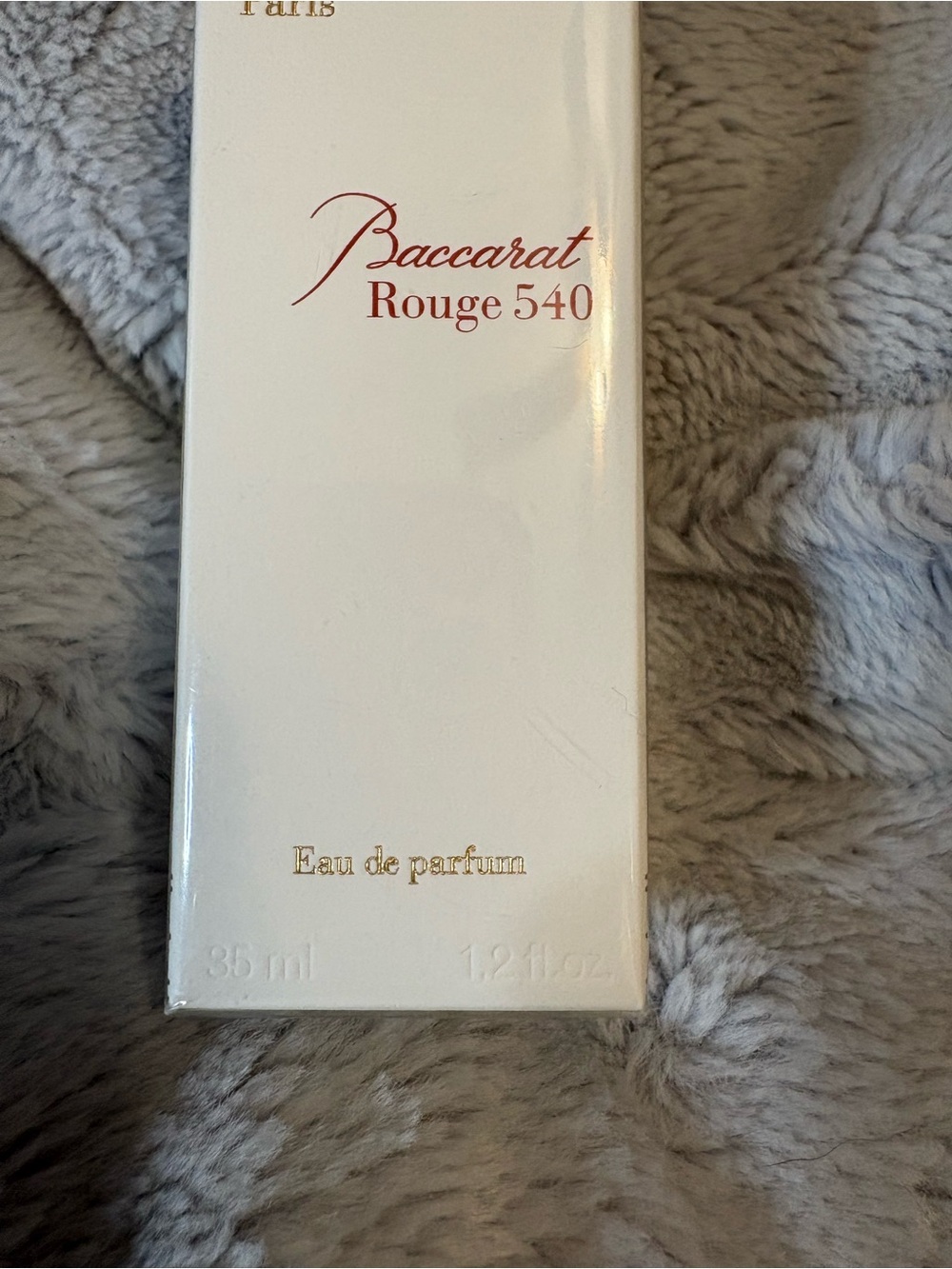 Baccarat Rouge 540 Paris Perfume
